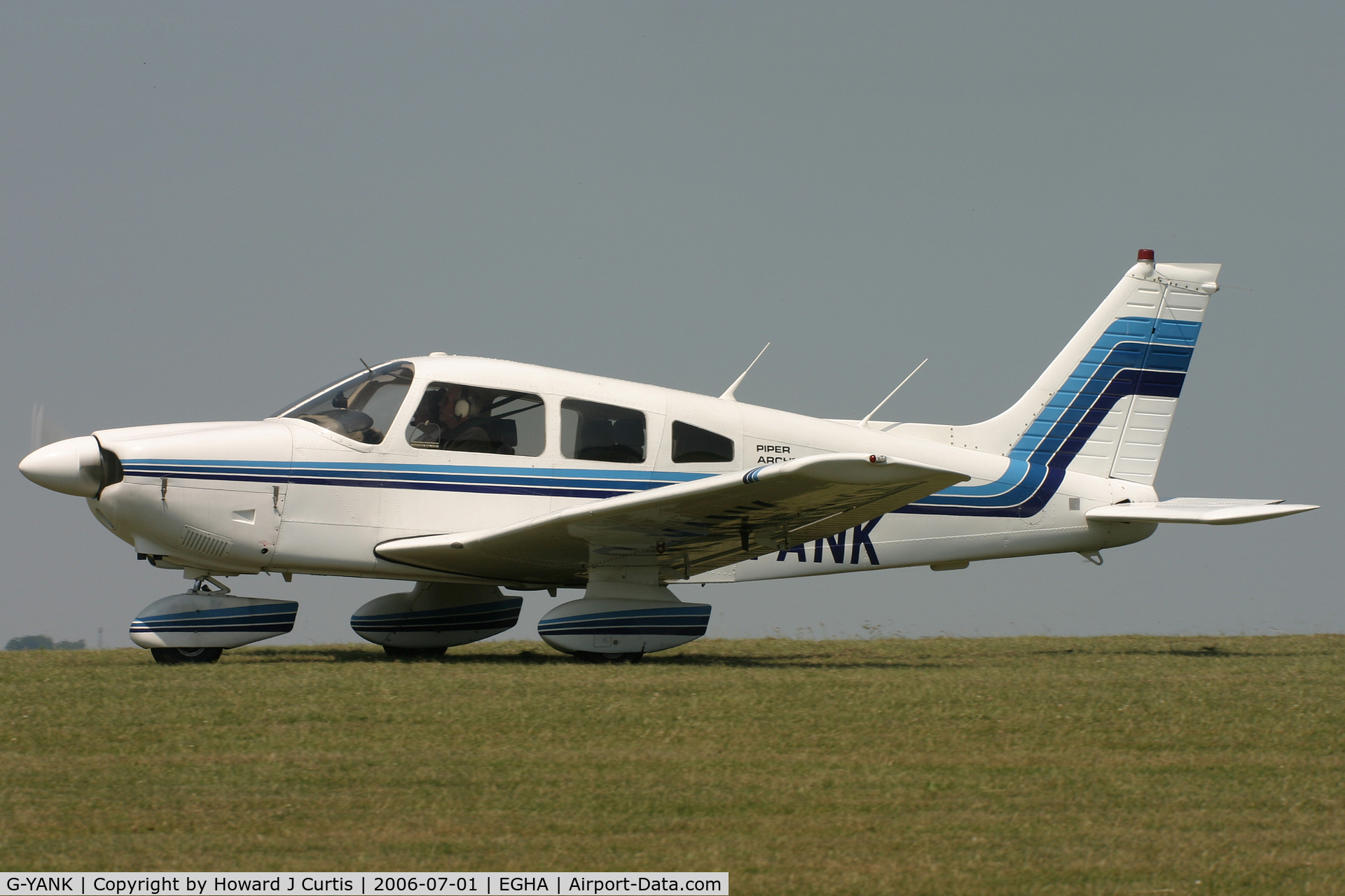 G-YANK, 1979 Piper PA-28-181 Cherokee Archer II C/N 28-8090163, Privately owned.