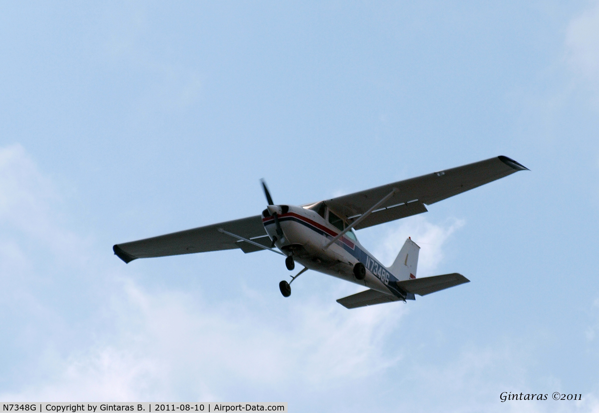 N7348G, 1970 Cessna 172K Skyhawk C/N 17259048, @ Brighton Beach, Brooklyn,NY