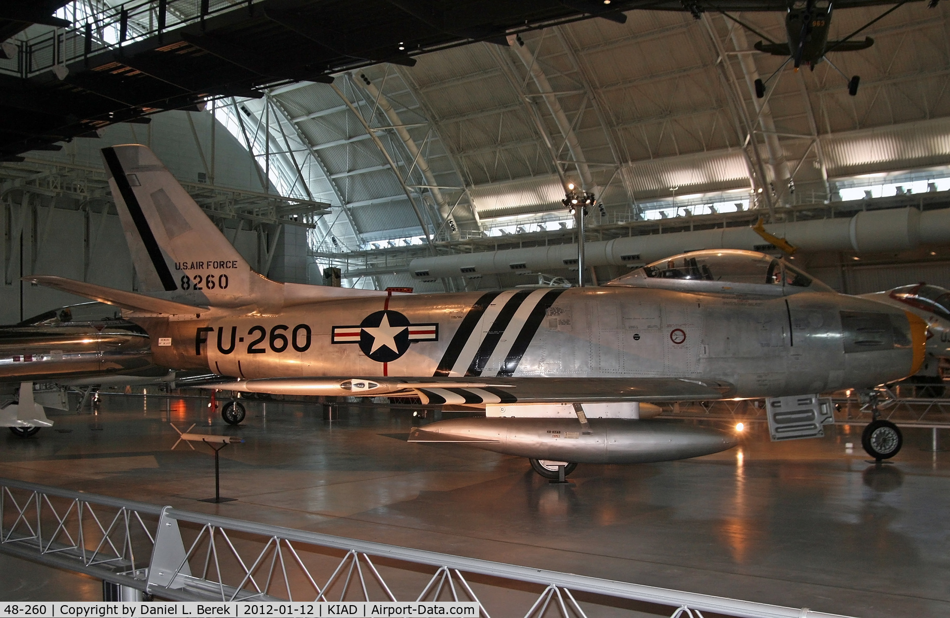 48-260, 1948 North American F-86A-5-NA Sabre C/N 151-43629, Lovely old classic with futuristic looks at the NASM.