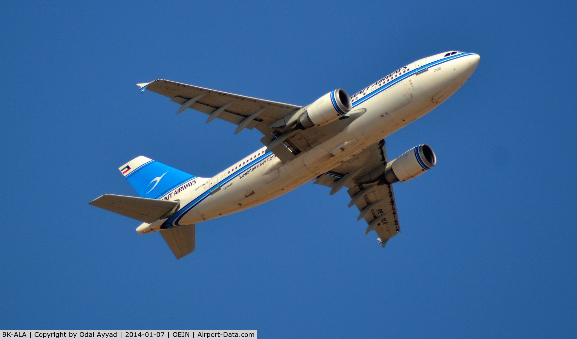 9K-ALA, 1992 Airbus A310-308 C/N 647, A310 , After Takeoff from Jeddah ,