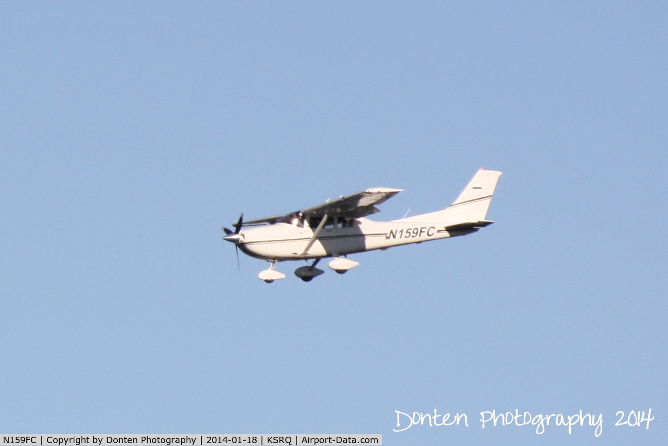 N159FC, 2008 Cessna 182T Skylane C/N 18282065, Florida Division of Forestry Skylane (N159FC) arrives at Sarasota-Bradenton International Airport
