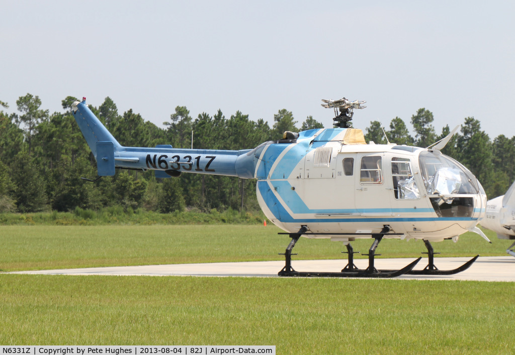N6331Z, 1998 MBB Bo-105LS-A3 C/N 2054, N6331Z Bo105 at Ferguson, Pensacola FL