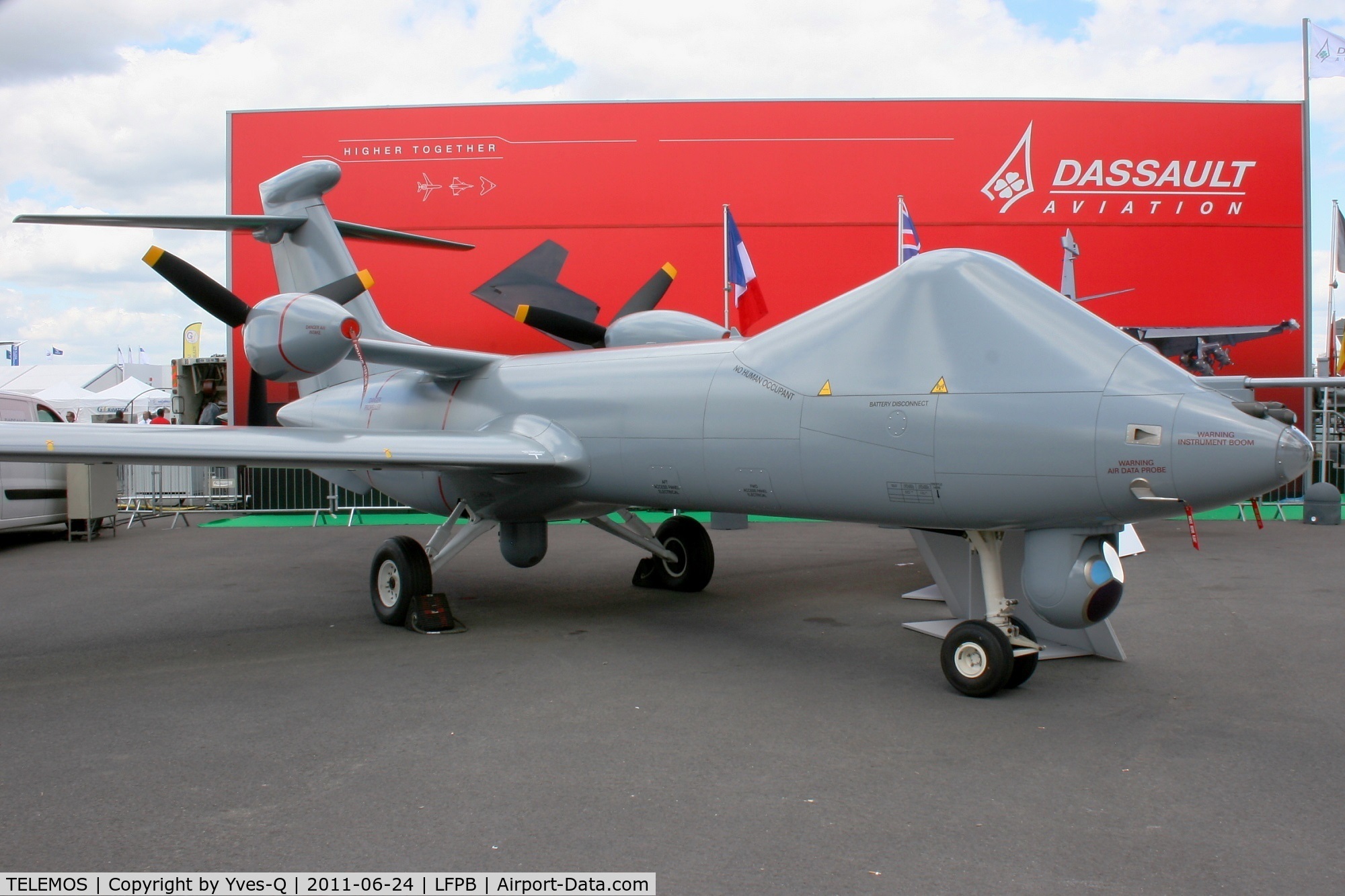 TELEMOS, 2011 BAE Systems - Dassault Telemos (Mock-up) C/N 01, Dassault-BAE System Telemos UAV Model, Paris-Le Bourget (LFPB-LBG) Air show 2011