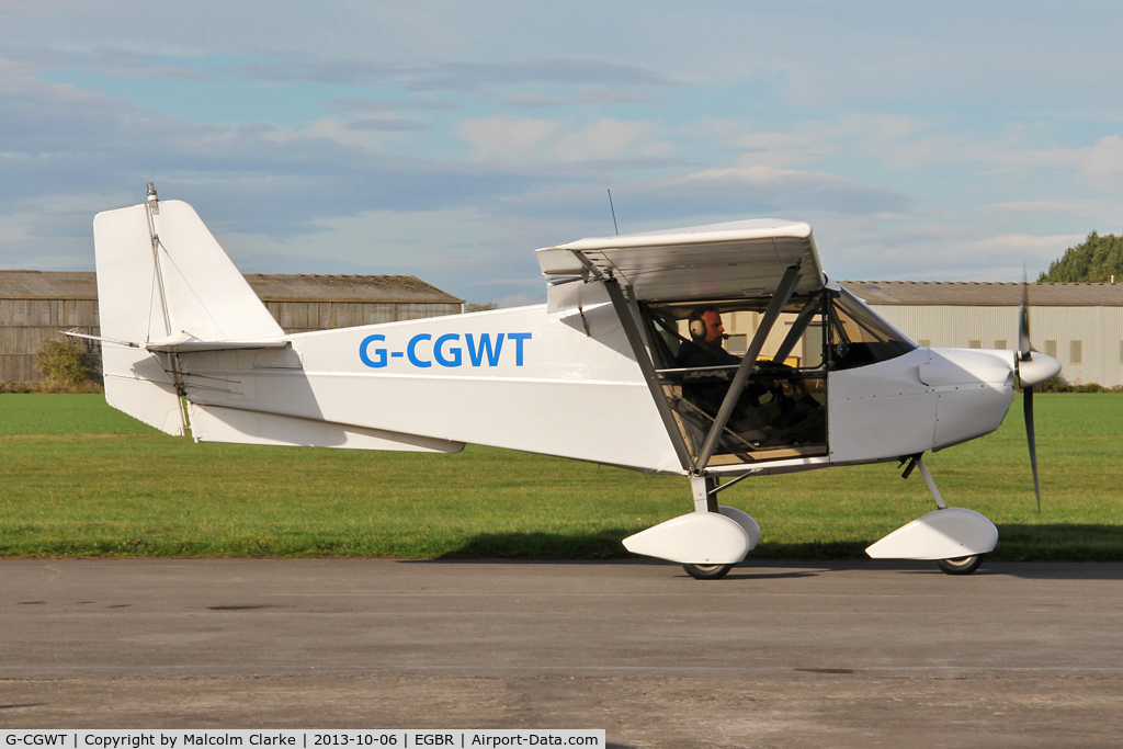G-CGWT, 2008 Best Off SkyRanger Swift 912(1) C/N BMAA/HB/567, Skyranger Swift 912(1) at The Real Aeroplane Club's Pre-Hibernation Fly-In, Breighton Airfield, October 2013.
