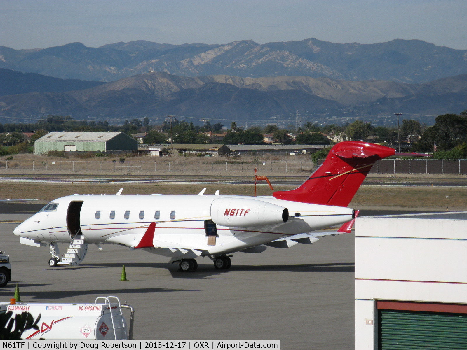 N61TF, 2006 Bombardier Challenger 300 (BD-100-1A10) C/N 20110, 2006 Bombardier BD-100-1A10 CHALLENGER 300, two Honeywell HTF1000 Turbofans with FADEC each flat rated to 6,500 lb st with APR to ISA + 15 deg. C. High cruise speed M0.82 470 kt 541 mph; Normal cruise M0.80 459 kt 528 mph. Max certified altitude 45,000'