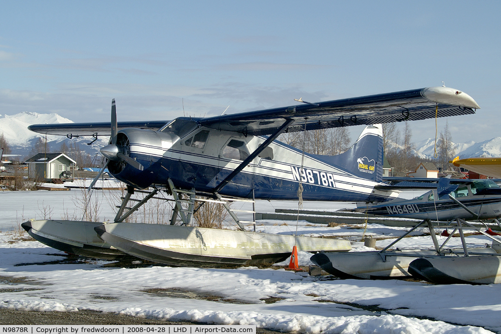 N9878R, 1956 De Havilland Canada DHC-2 MK. I(L20A) C/N 1135, Regal Air, on floats
