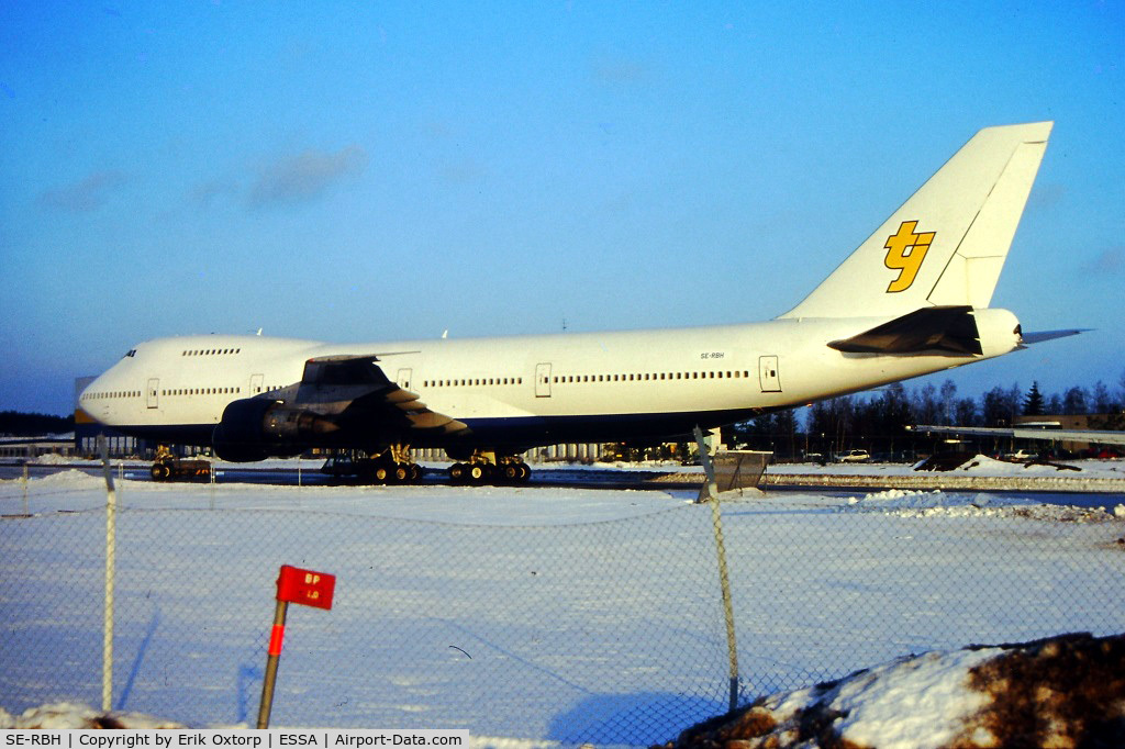 SE-RBH, 1977 Boeing 747-212B C/N 21316, SE-RBH in ARN