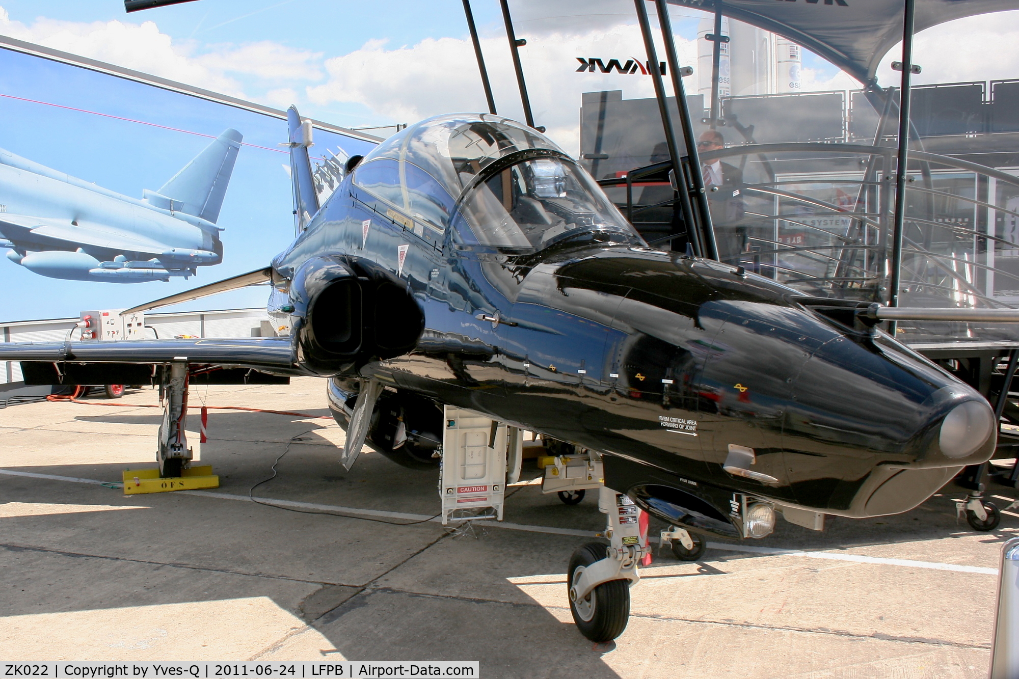 ZK022, 2009 British Aerospace Hawk T2 C/N RT013/1251, BAE System Hawk T2, Static Display Paris-Le Bourget (LFPB-LBG) Air Show 2011