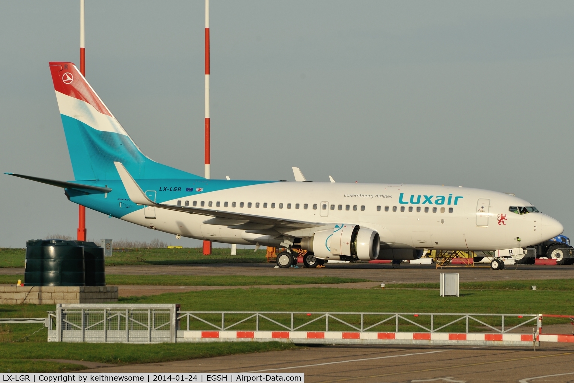 LX-LGR, 2004 Boeing 737-7C9 C/N 33803, Conducting low powered engine runs !
