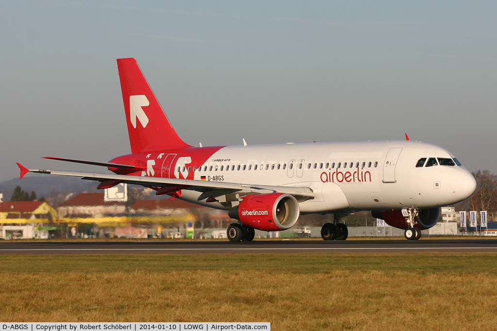 D-ABGS, 2009 Airbus A319-112 C/N 3865, D-ABGS @ LOWG