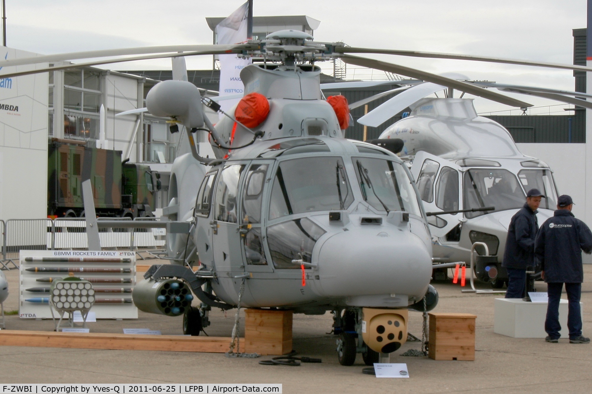F-ZWBI, Eurocopter AS-565MB Panther C/N 6866, Eurocopter AS-565MB Panther for Bulgarian Navy, Static Display, Paris Le Bourget (LFPB-LBG) Air Show 2011