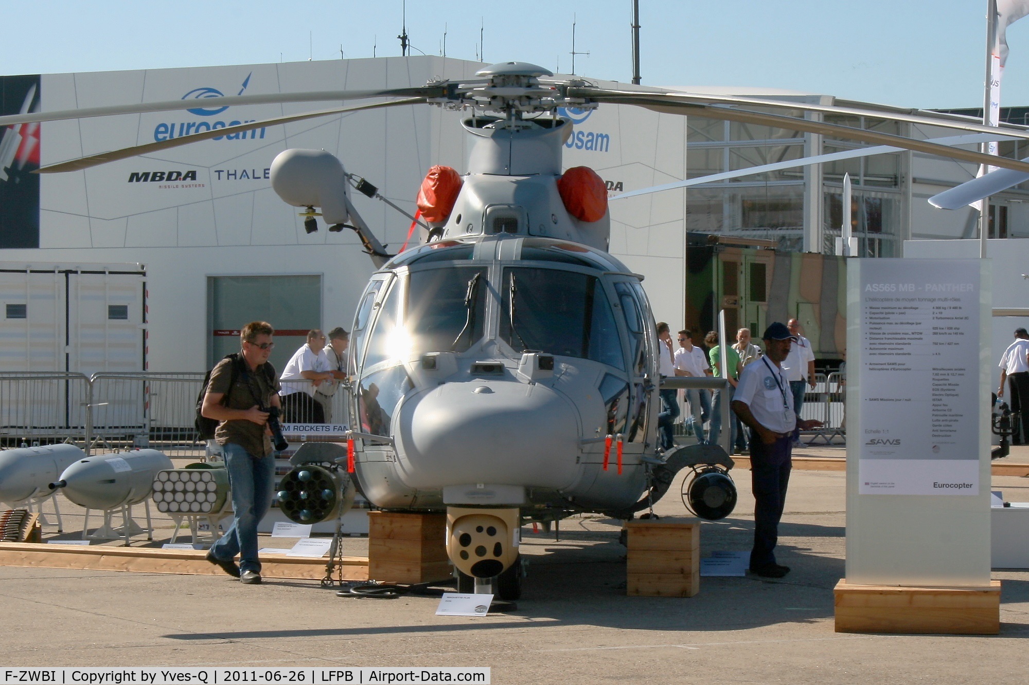 F-ZWBI, Eurocopter AS-565MB Panther C/N 6866, Eurocopter AS-565MB Panther  for Bulgarian Navy, Static Display, Paris Le Bourget (LFPB-LBG) Air Show 2011