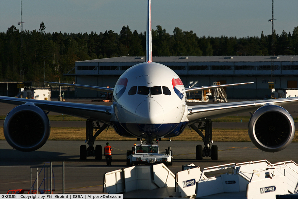 G-ZBJB, 2013 Boeing 787-8 Dreamliner C/N 38610, Taken at ESSA.