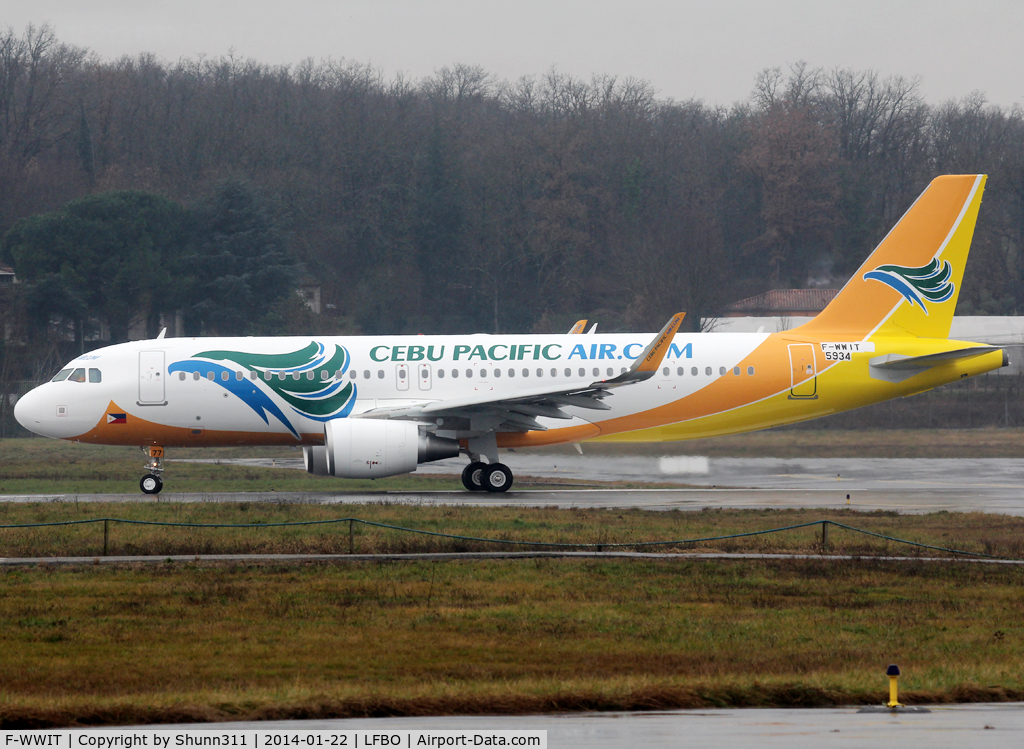 F-WWIT, 2013 Airbus A320-214 C/N 5934, C/n 5934 - To be RP-C3277