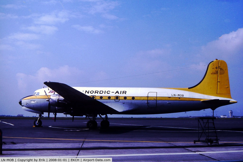 LN-MOB, 1944 Douglas DC-4 Skymaster C/N 27373, LN-MOB in CPH