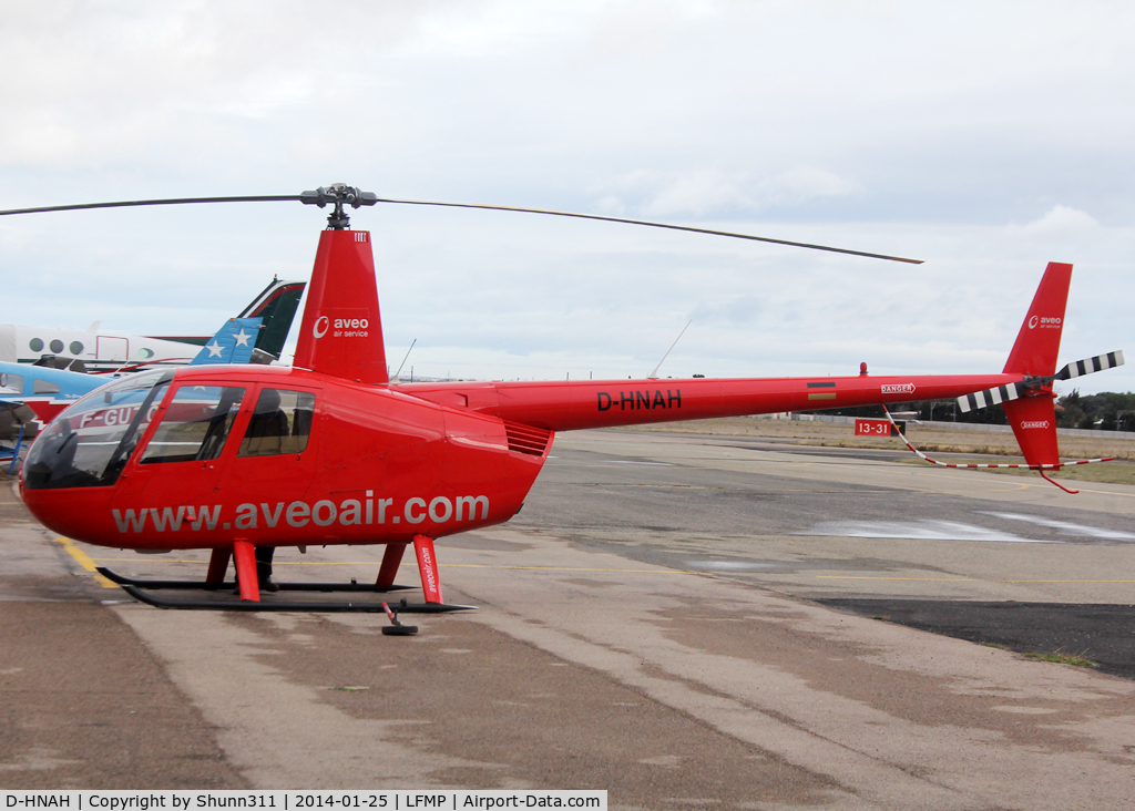 D-HNAH, Robinson R44 C/N 0244, Parked at the Airclub...