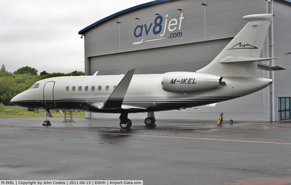 M-IKEL, 2010 Dassault Falcon 2000LX C/N 216, Parked at 