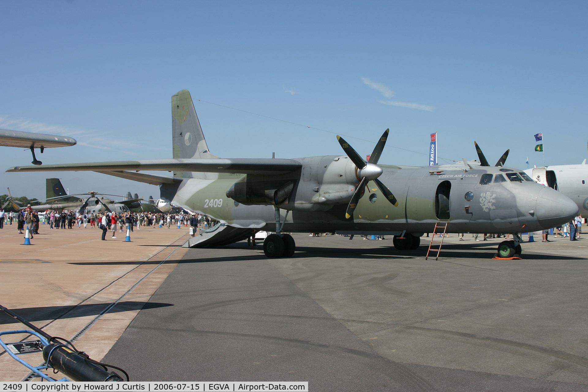 2409, Antonov An-26 C/N 27312409, RIAT 2006; on static display. Czech AF/241.dsl.