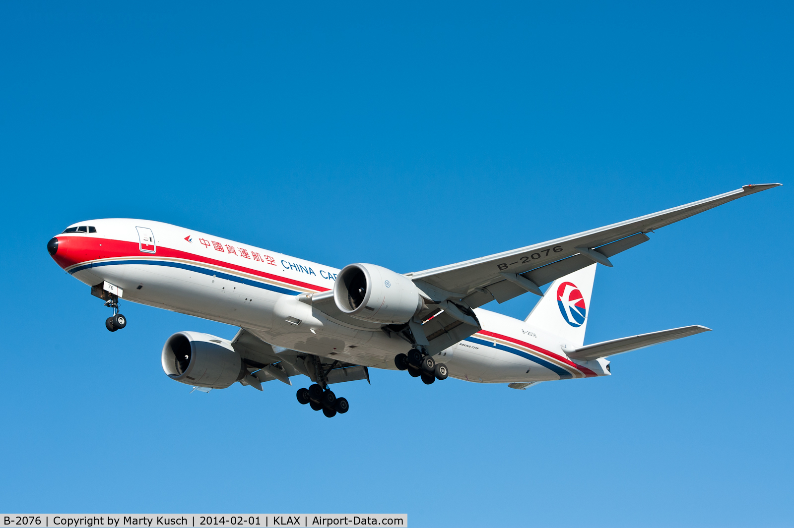 B-2076, 2010 Boeing 777-F6N C/N 37711, Arrival Runway 24R