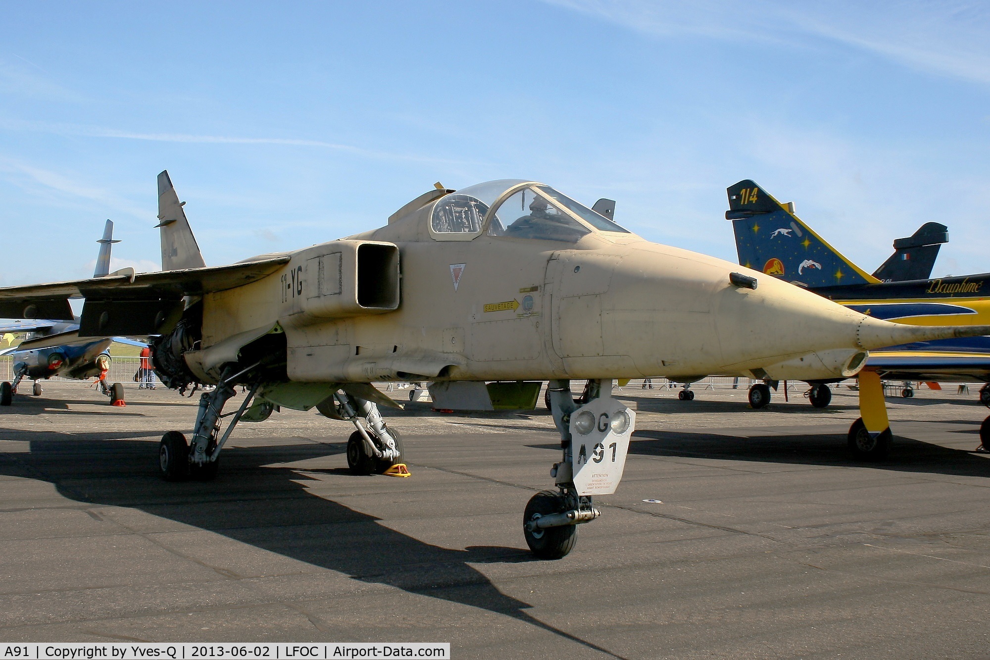 A91, Sepecat Jaguar A C/N A91, Sepecat Jaguar A (11-YG), Châteaudun Air Base 279 (LFOC) Open day 2013