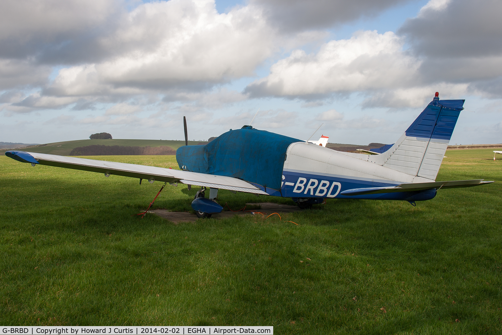 G-BRBD, 1974 Piper PA-28-151 Cherokee Warrior C/N 28-7415315, Resident here.