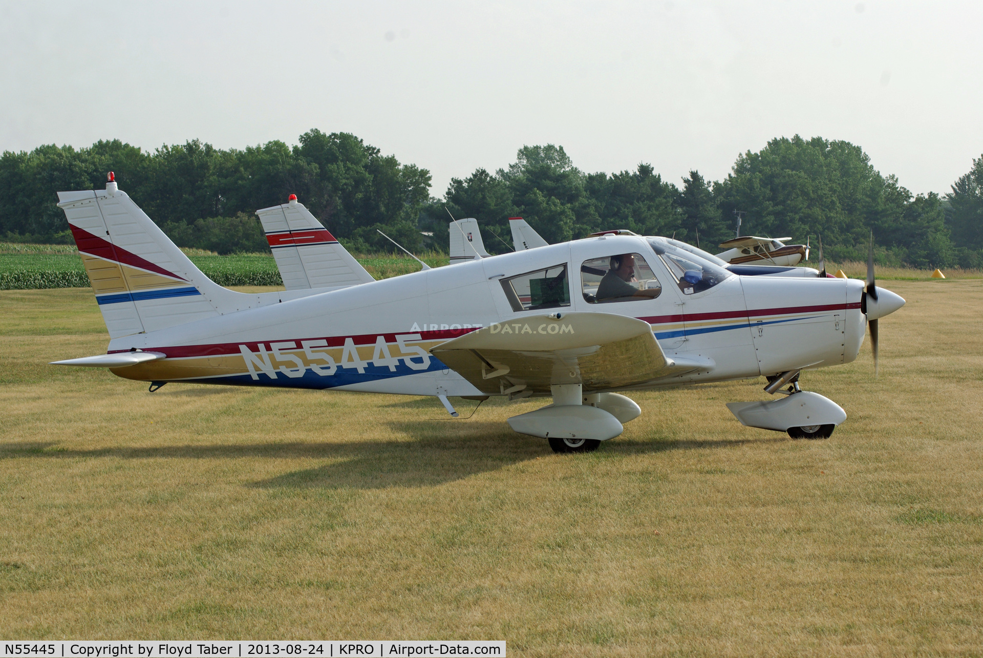 N55445, 1973 Piper PA-28-140 Cherokee C/N 28-7325402, Fly Iowa 2013
