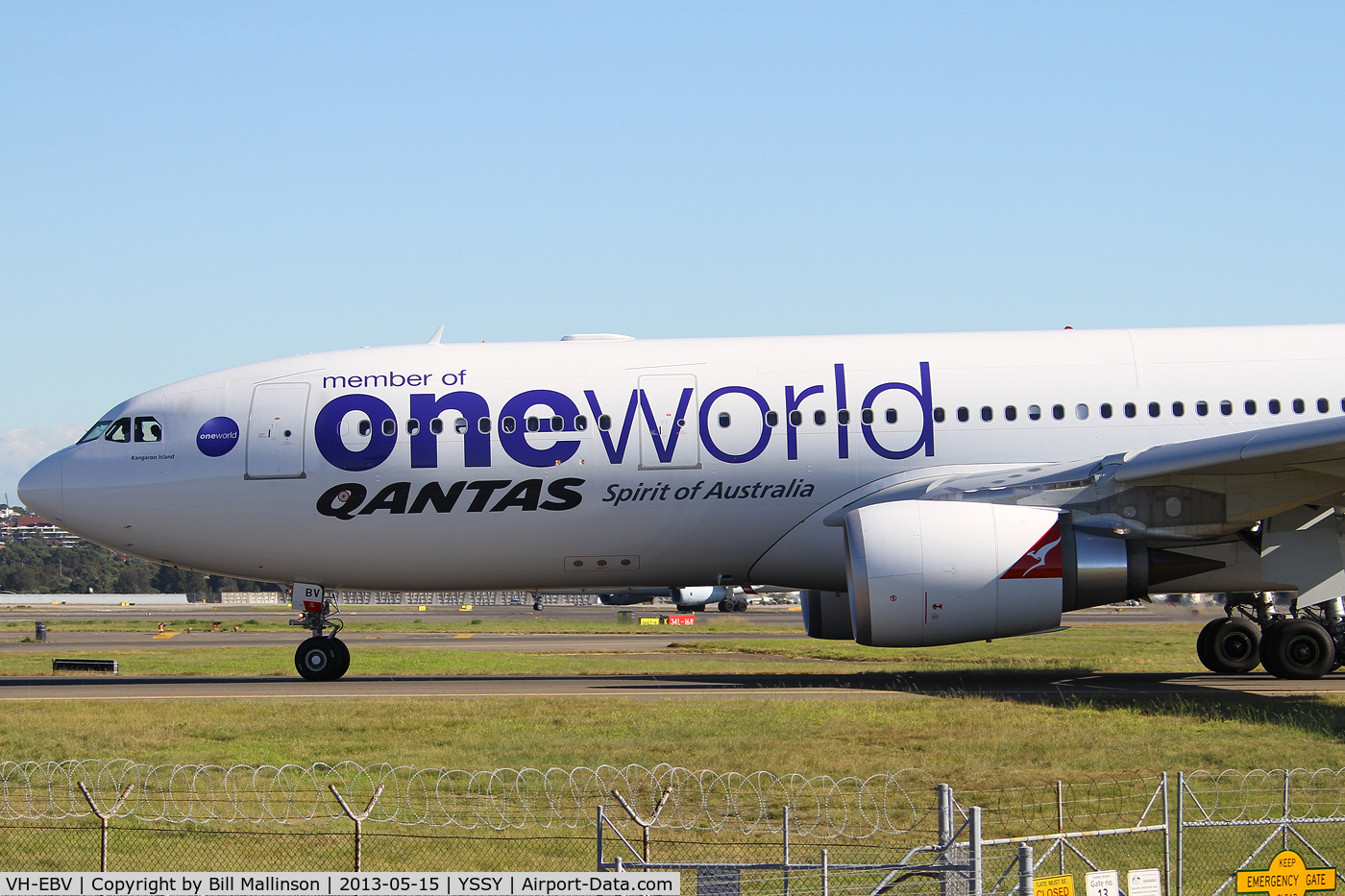 VH-EBV, 2012 Airbus A330-202 C/N 1365, ONE WORLD LIVERY