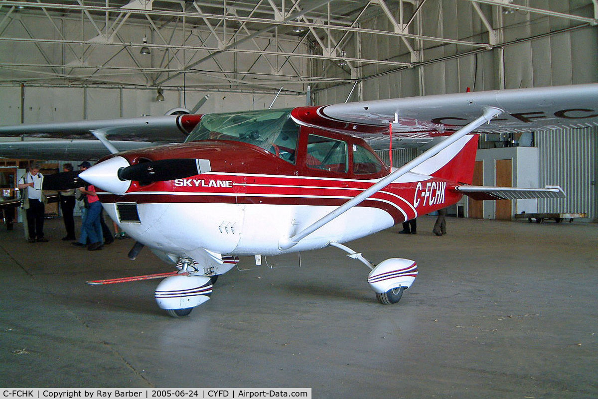 C-FCHK, 1967 Cessna 182K Skylane C/N 18258196, Cessna 182K Skylane [182-58196] Brantford~C 24/06/2005