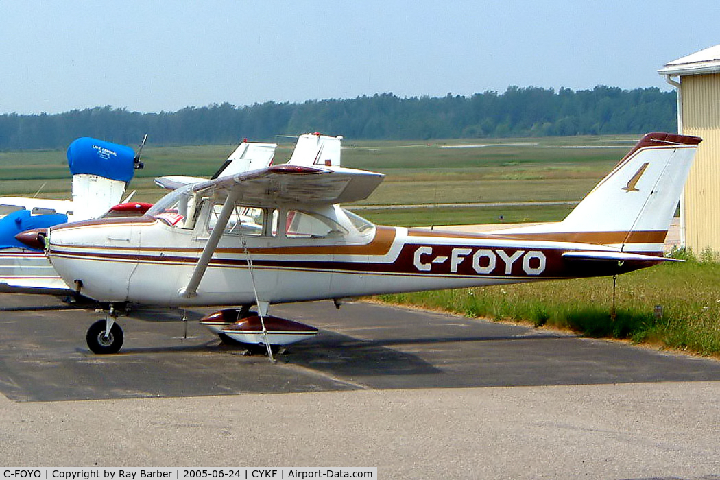 C-FOYO, 1963 Cessna 172D C/N 17249722, Cessna 172D Skyhawk [172-49722] Kitchener-Waterloo Regional 24/06/2005