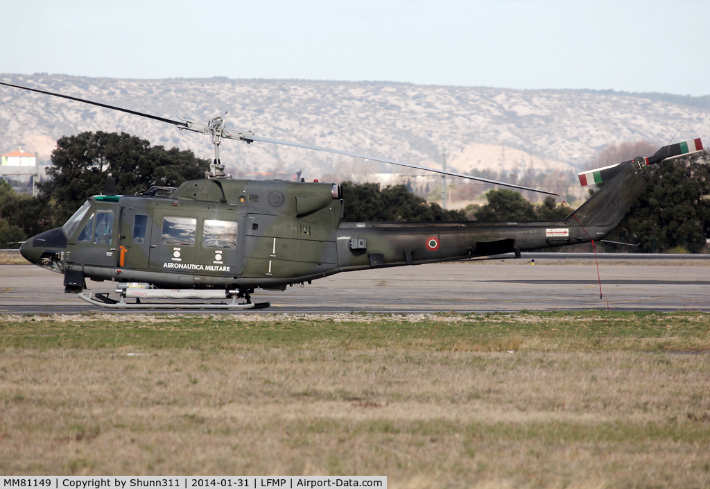 MM81149, Agusta AB-212AM C/N 5806, Parked at the Airport...