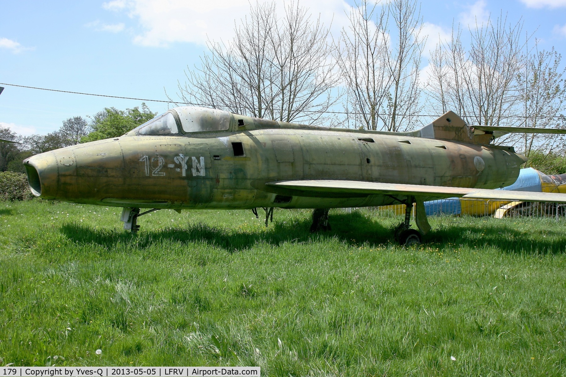 179, Dassault Super Mystere B.2 C/N 179, Dassault Super Mystere B.2, MaVaMo Museum, Vannes-Meucon Airport  (LFRV-VNE)
