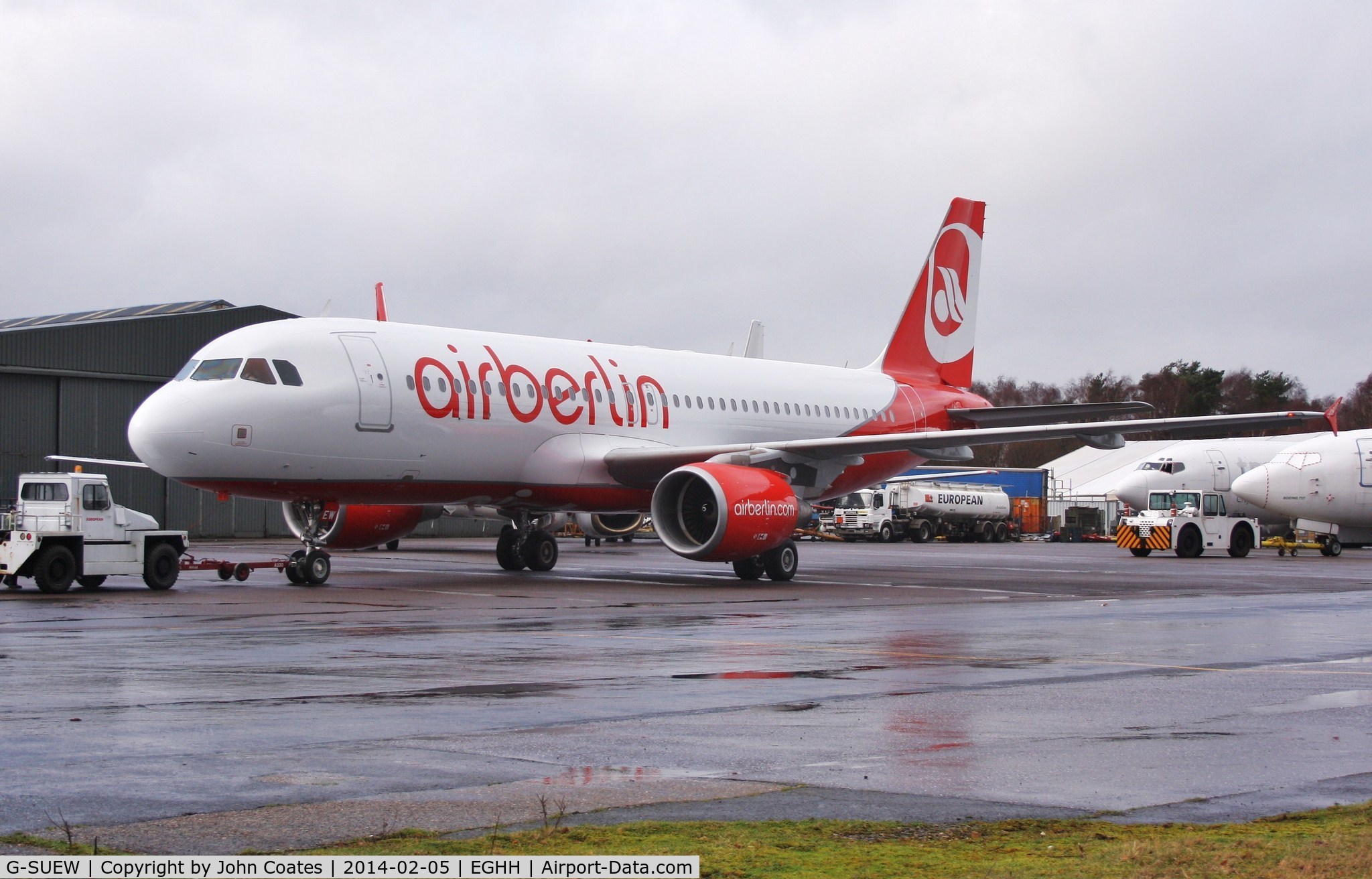 G-SUEW, 2003 Airbus A320-214 C/N 1961, Just resprayed