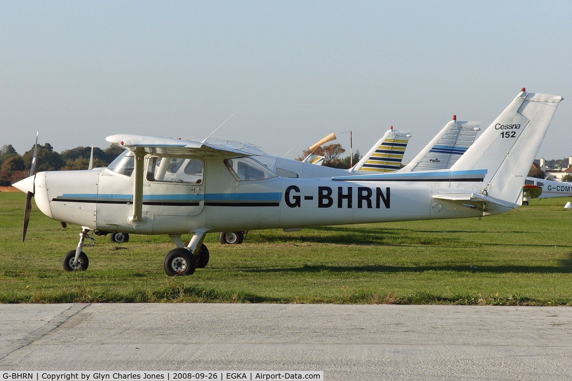 G-BHRN, 1980 Reims F152 C/N 1728, Previously F-GCHV.