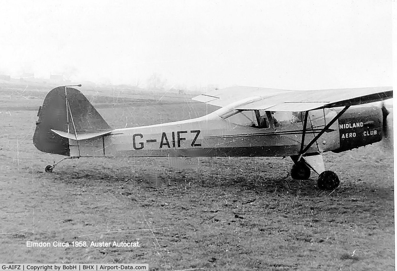 G-AIFZ, 1946 Auster J-1N Alpha C/N 2182, G-AIFZ, shown here at Elmdon (Birmingham) circa 1958 was described by the Midland Aero Club at that time as an Autocrat rather than an Alpha. The modern picture describes it as an Alpha and it is possible to convert the airframe thus. Any ideas?