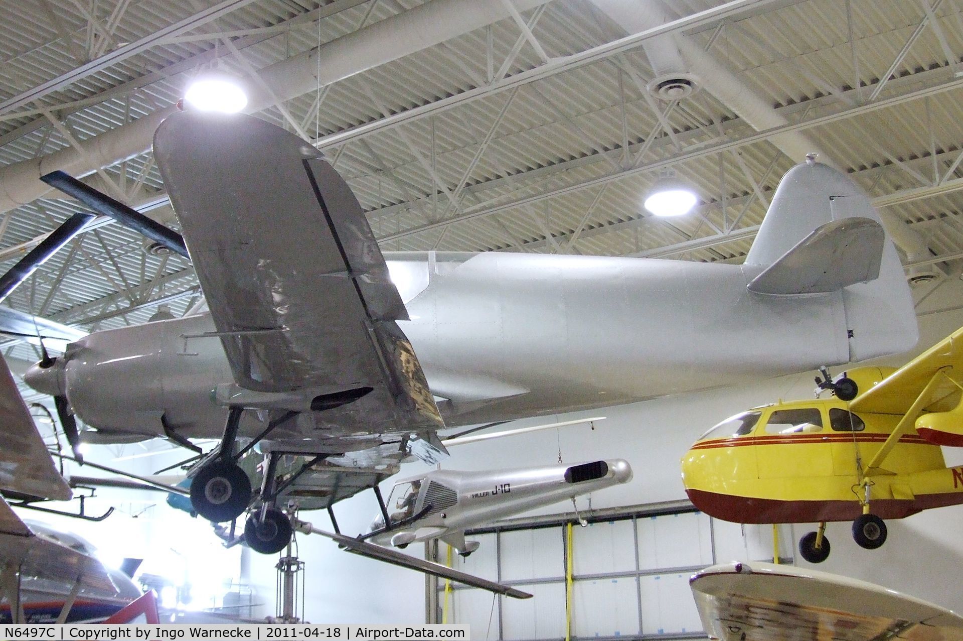 N6497C, 1939 Thorp/Paulic T3-B-1 C/N 1, Thorp / Paulic T3-B-1 at the Hiller Aviation Museum, San Carlos CA