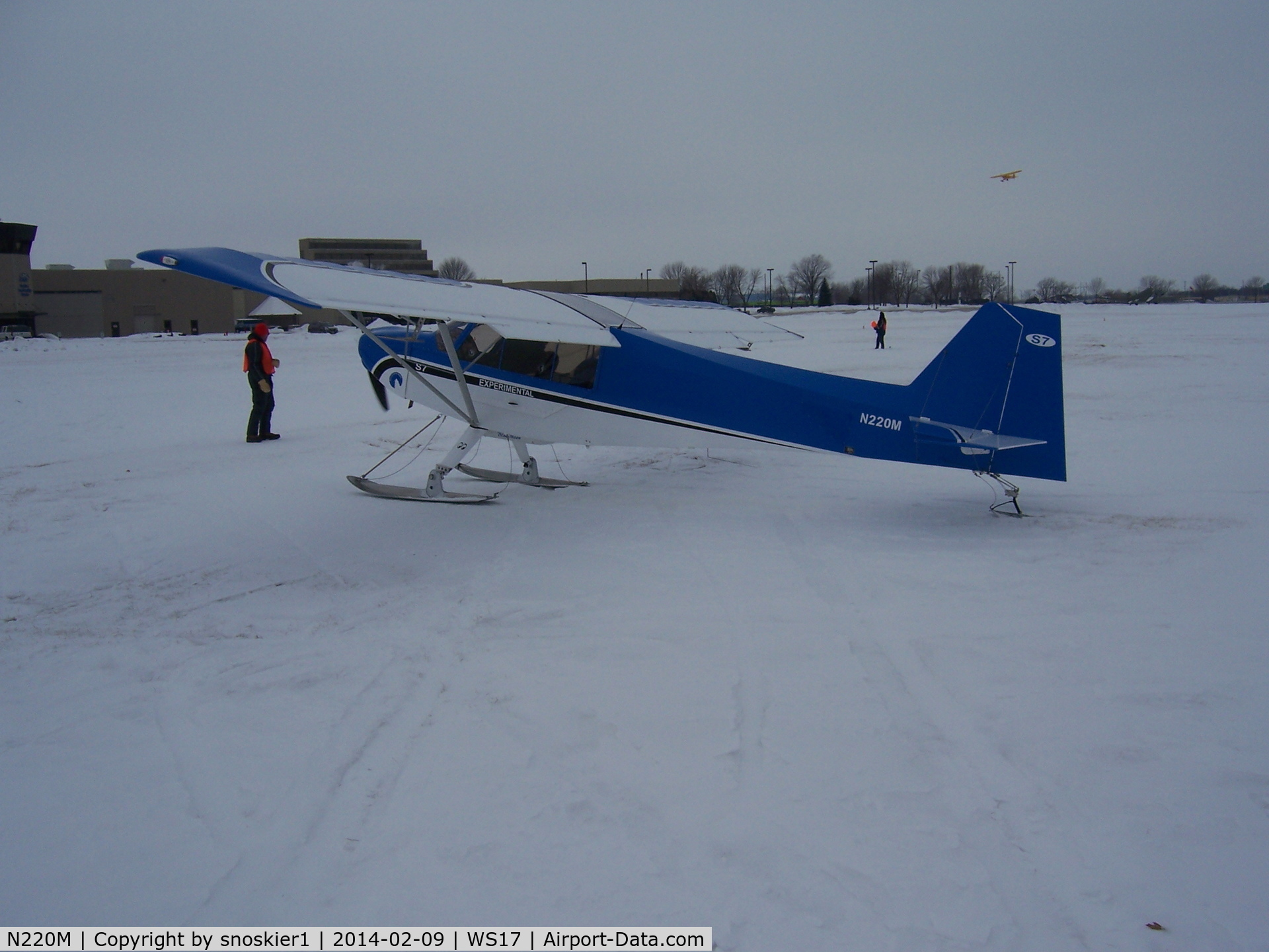 N220M, Rans S-7 Courier C/N 0200281, 2014 Skiplane Flyin - Pioneer Airport