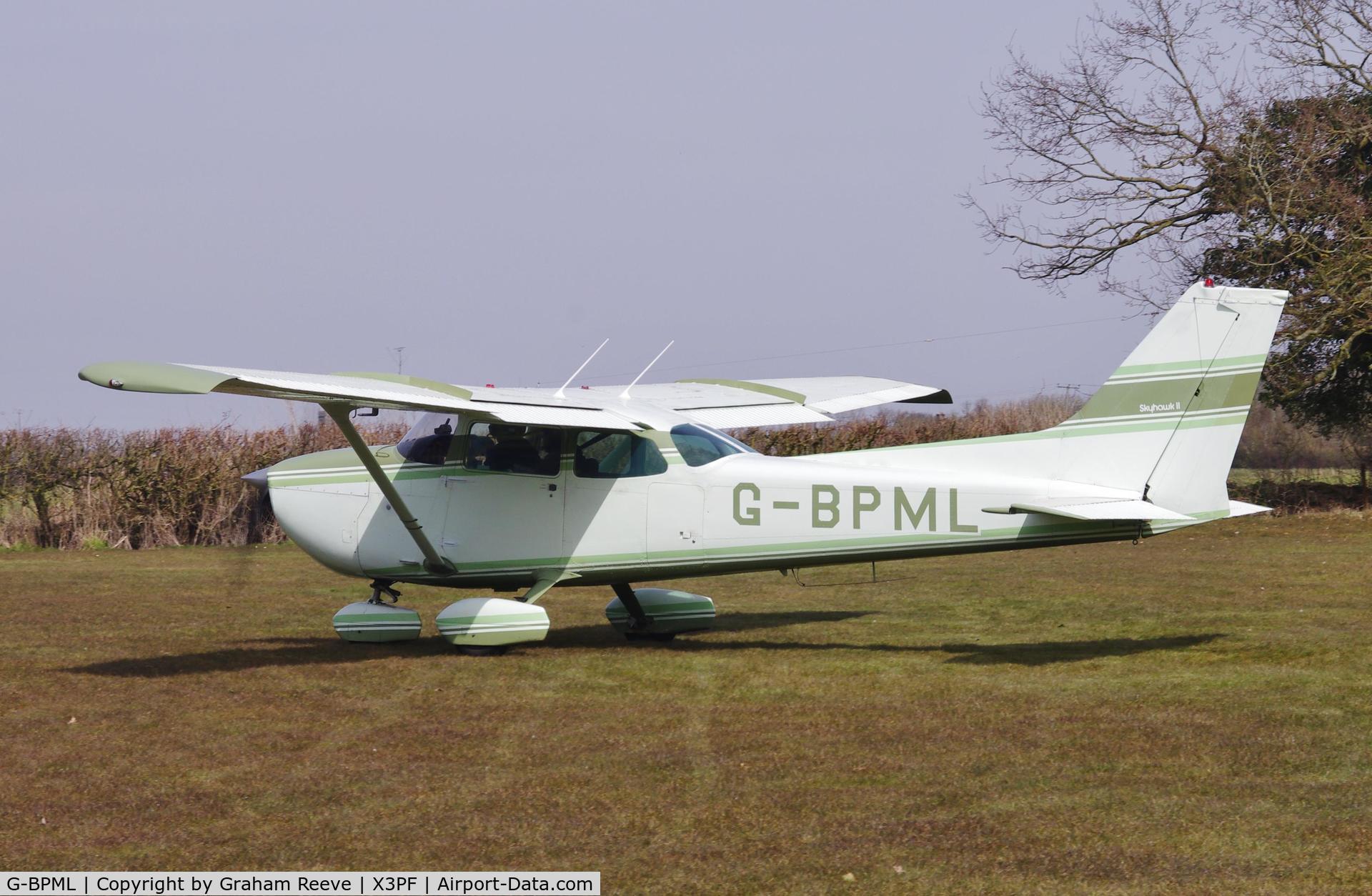 G-BPML, 1976 Cessna 172M C/N 172-67102, About to depart.