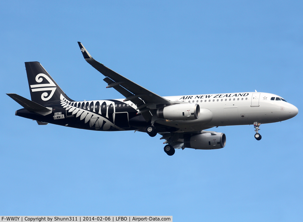 F-WWIY, 2014 Airbus A320-232 C/N 5962, C/n 5962 - To be ZK-OXD
