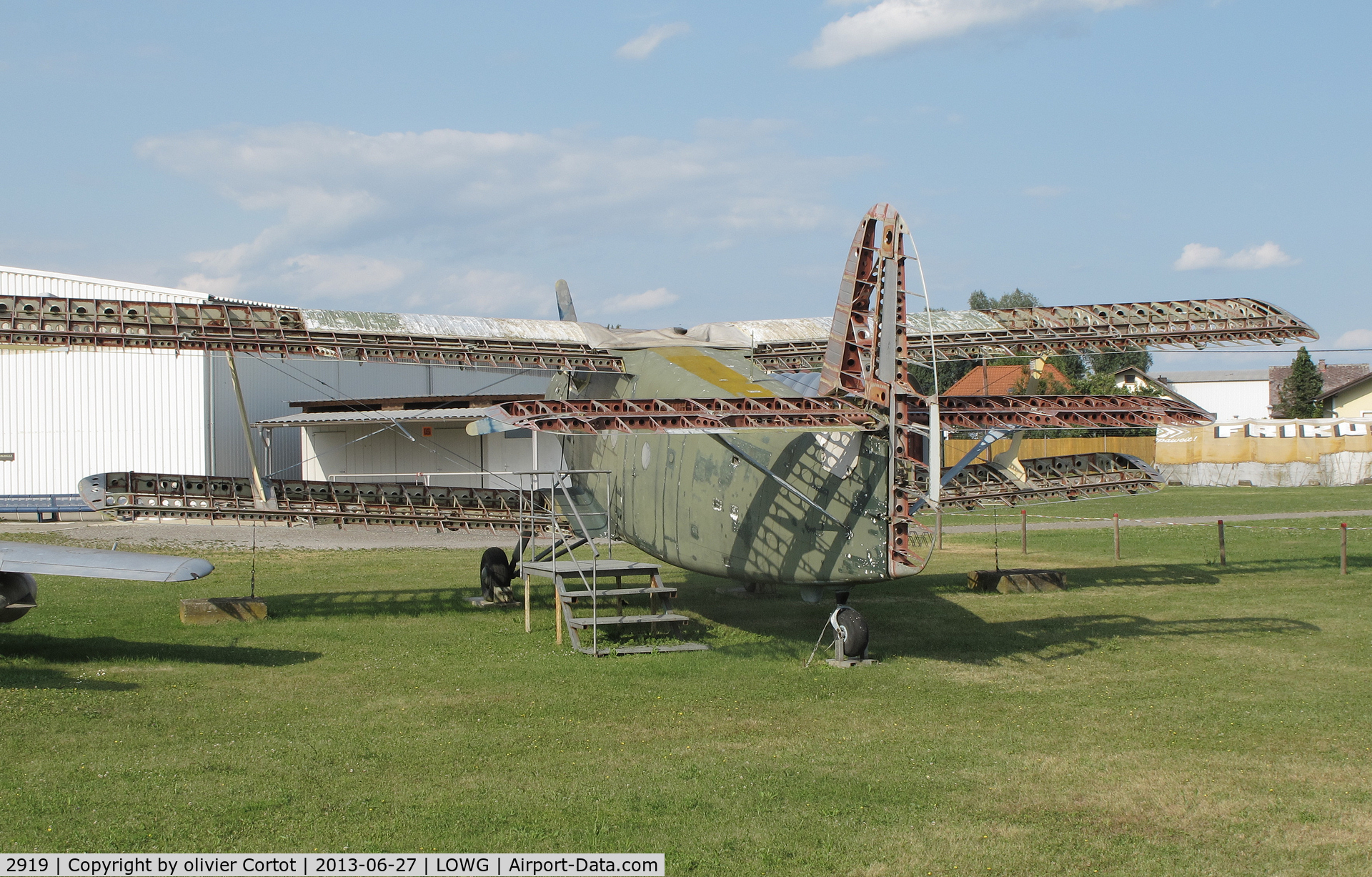 2919, Antonov An-2TP C/N 1G29-19, remains of an Antonov 2