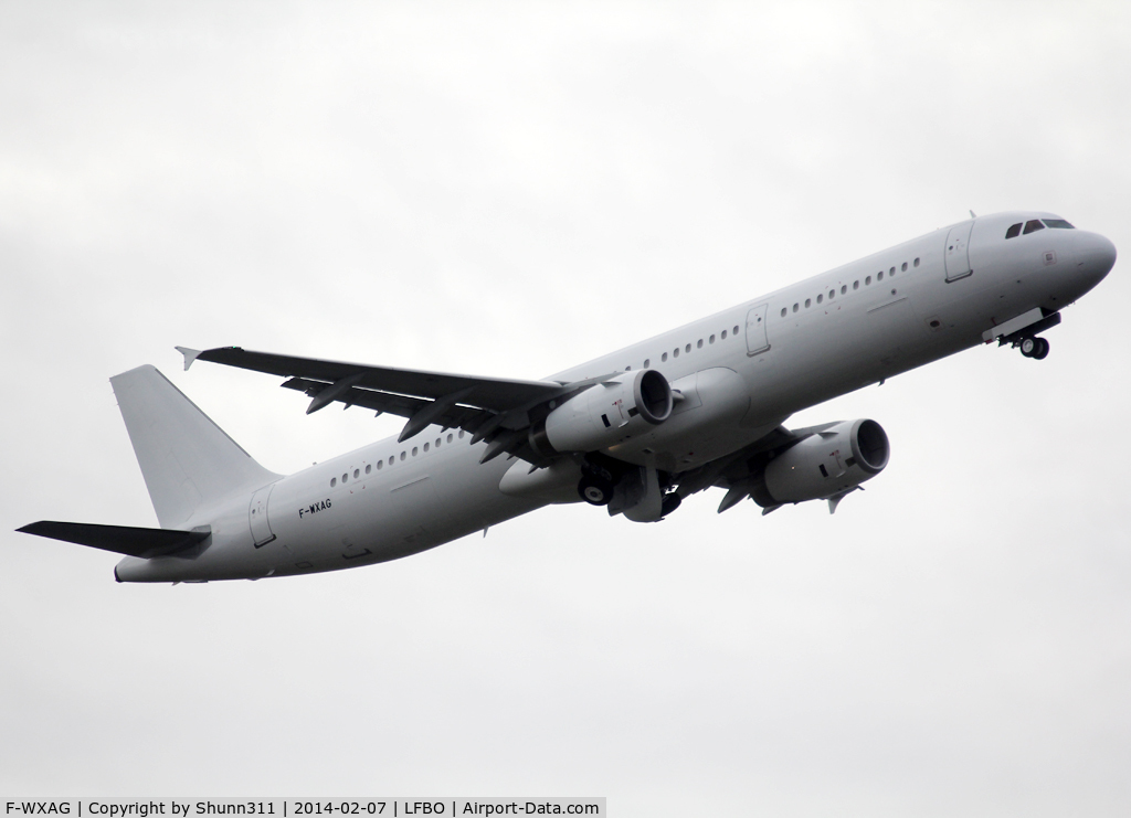 F-WXAG, 2012 Airbus A321-231 C/N 5336, C/n 5336 - Ex. Gulf Air as A9C-CF and stored @ ACJC for a new owner in all white c/s...