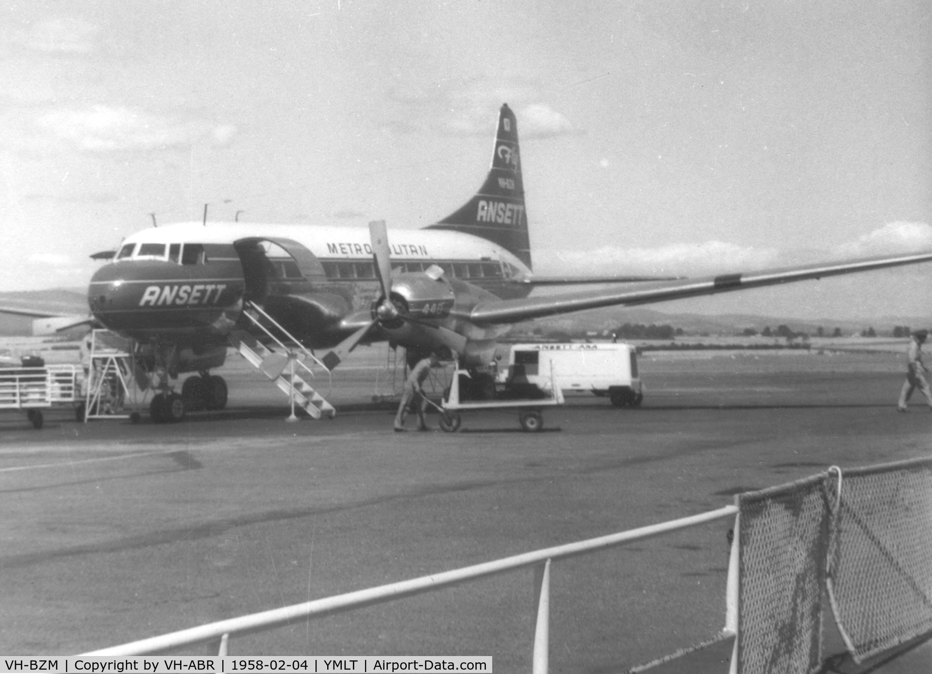 VH-BZM, 1957 Convair CV-580 (440-61) C/N 465, My first flight.
