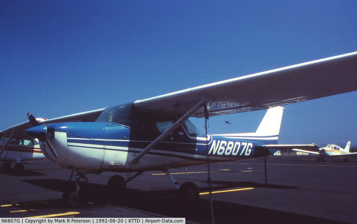 N6807G, 1970 Cessna 150L C/N 15072307, At Troutdale Ramp, rental at Mt. Hood Aviation