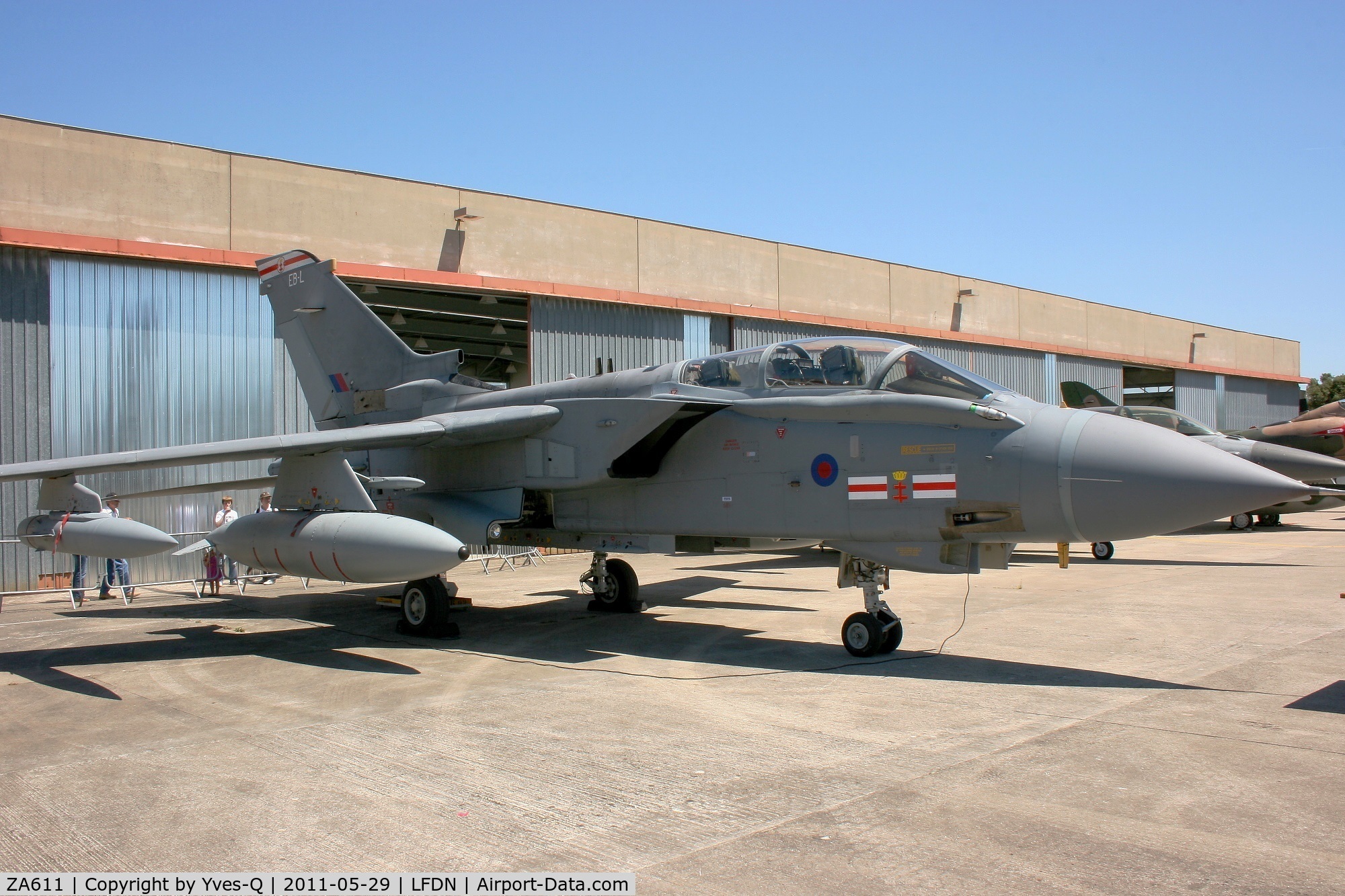 ZA611, 1982 Panavia Tornado GR.4 C/N 148/BS048/3075, Royal Air Force Panavia Tornado GR4, Static display, Rochefort-St Agnant AFB (LFDN-RCO) Open day 2011