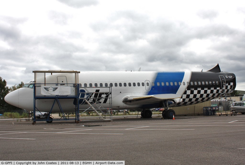G-GPFI, 1974 Boeing 737-229 C/N 20907, In European carpark to become a crew trainer