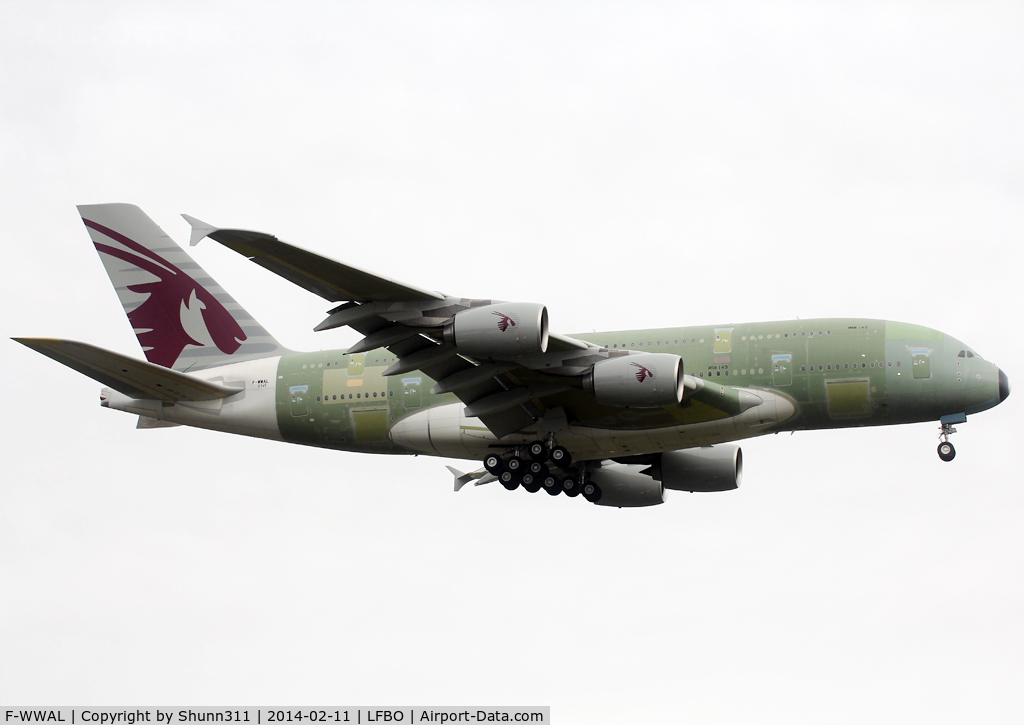 F-WWAL, 2013 Airbus A380-861 C/N 145, C/n 0145 - For Qatar Airways as A7-APC