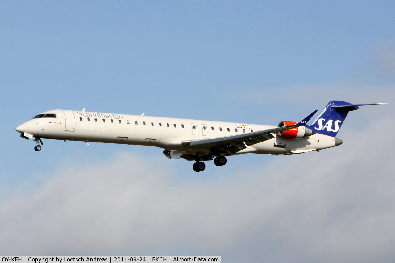 OY-KFH, 2009 Bombardier CRJ-900 (CL-600-2D24) C/N 15240, SAS Canadair