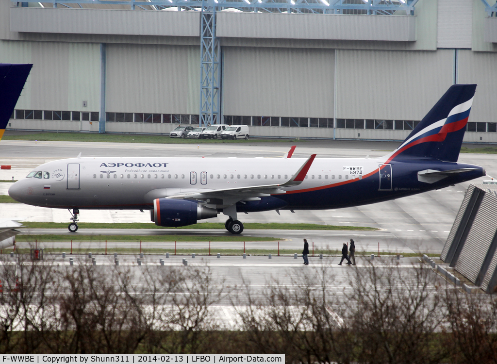 F-WWBE, 2014 Airbus A320-214 C/N 5974, C/n 5974 - To be VQ-BRW