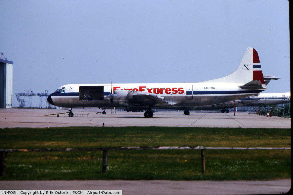 LN-FOG, 1961 Lockheed L-188A(F) Electra C/N 1143, LN-FOG in CPH