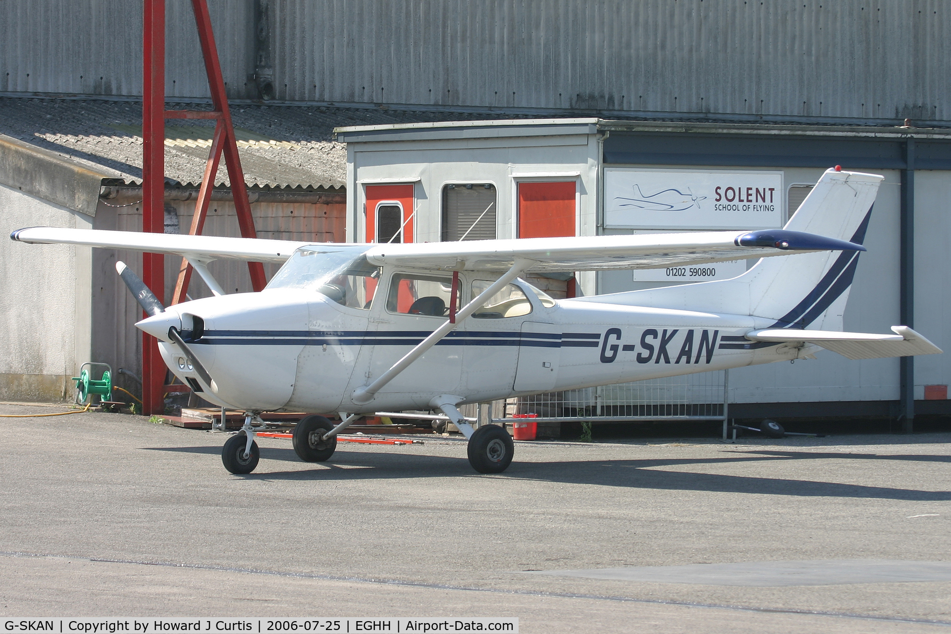 G-SKAN, 1974 Reims F172M Skyhawk Skyhawk C/N 1120, At the BHL apron.