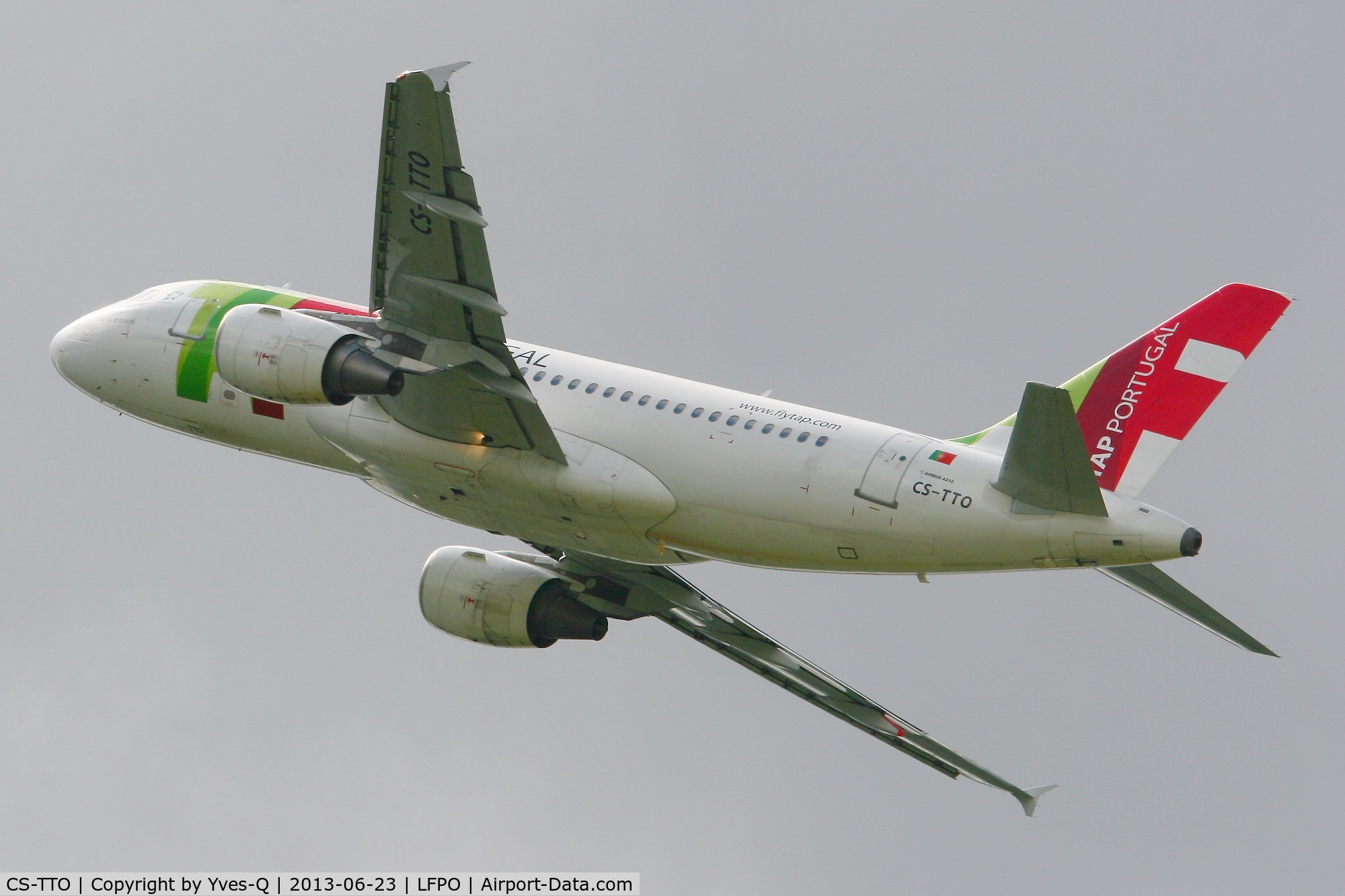 CS-TTO, 1999 Airbus A319-111 C/N 1127, Airbus A319-111, Take off Rwy 24, Paris-Orly Airport (LFPO-ORY)